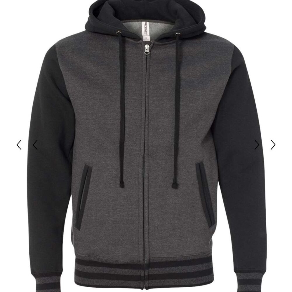 Independent Trading Full Zip Varsity Hoodie Size XS-NWOT